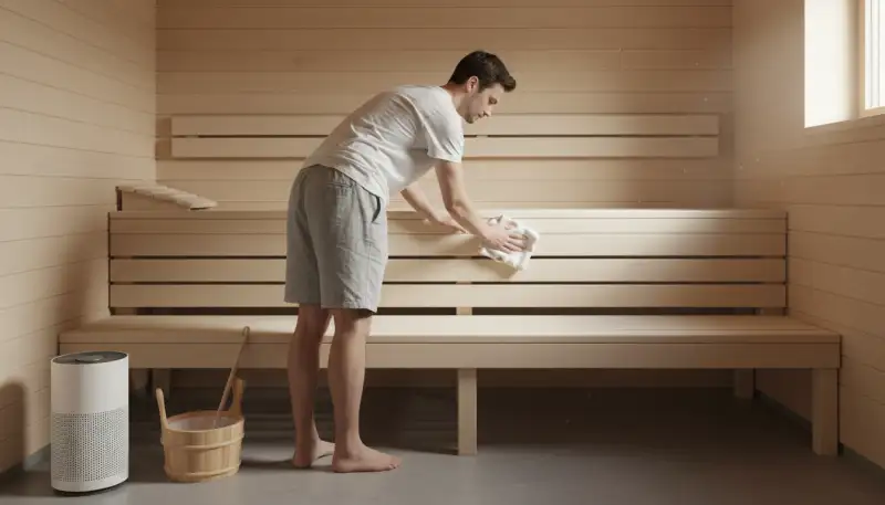 Muffige Sauna: Gerüche effektiv entfernen