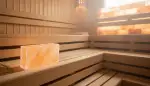 Salzstein in der Sauna: Natürliche Wohltat