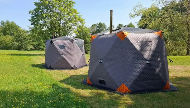 Zeltsauna: Wellness für unterwegs