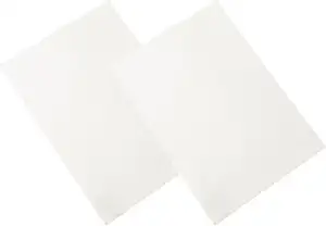 2 mm Keramikfaser-Dichtung, 210 mm x 145 mm, für Hochtemperatur-Abdichtung in Ofen, Kamin, Rauchrohr und Ofen, Glastür-Anwendungen (2 Stück)