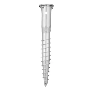 Schraubfundament KSF E 89 für 6 cm Pfosten, 80 cm lang aus Stahl, Art.-Nr. 24080