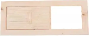 Sauna Air Vent | Praktischer Schiebelüfter für Saunen | Feuchtigkeitskontrollzub
