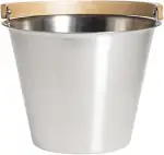 Rento Sauna Bucket Stainless Steel