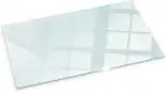 Funkenschutz Glasplatte 120x60 cm Elegante Klarglas Funkenschutzplatte Gehärtetem Glas Rechteckig Bodenplatte Ofenglas Kaminplatte Kaminglas Funken- und Kratzfest Hitzeschutz für Kamin