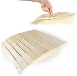 Sotra Sauna Kopfstütze – Ergonomische Kopfauflage 35×37×9 cm aus Linde – Anatomisches Sauna Zubeh...