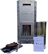 Zelt-Saunaofen Edelstahl | hochwärtige Verarbeitung | Füße klappbar | Füße verri