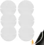 flintronic Flam Dichtung, 6 Stück Ofenrohrdichtung, 155mm Ofenrohr Dichtung, Dichtungen, Flachdichtung für Ofenrohrklappen Hitzebeständig bis 1260°C Keramikfasermatte für Ofenrohrklappen Ø 120-150 mm