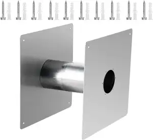 Wanddurchführung – Edelstahl Isoliert | Ofenrohr – Stainless Steel Double Wall T