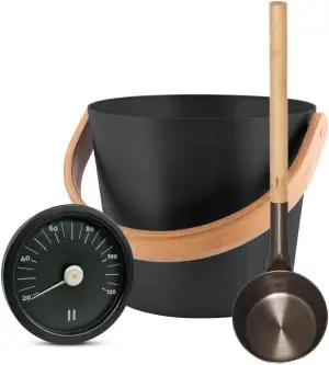 Hochwertige Sauna- Set's inkl. digitaler POOL Total Saunabroschüre (Saunakübel m