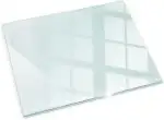 Glasplatte für Kaminofen 60x40 cm Sicherheitsglas Schutzplatte Glasbodenplatte Glasboden für Kamin Hitzeschutz für Kamin Funken Elegante Klarglas Hartglas Kaminbodenplatte Rechteckig Ofenglas