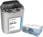 Premium Dampf Bi-o Kombi Sauna Ofen 9 KW Scandia Trendline eine Schale