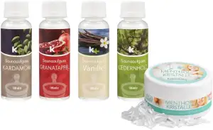 KK Hygiene Saunaaufguss Set „Orient“ 4 x 100 ml (Kardamom, Granatapfel, Vanille 
