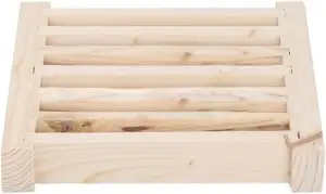 Zeder Sauna Vent – Lüftungsgitter für Saunaraum | Hochwertiges Sauna-Zubehör aus Zedernholz, langlebiges Belüftungsgitter für Bad, Spa, Schwimmbad & Wellnessbereich, natürliche Luftzirkulation