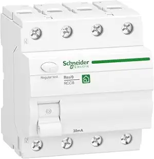 Schneider Electric FI-Schutzschalter Resi9, 4-polig, 40A, 30mA, Typ A, Artikelnu