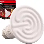 DERNORD Heizlampe E27 Wärmelampe Terrarium - 100W Keramik Heat Emitter Reptilien Dunkelstrahler Küken für Wärmelampe Schildkröten Outdoor Heizstrahler Tiere
