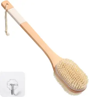 Blendura Rückenbürste Dusche 43 cm mit langem Stiel – Nass & Trocken Körperbürst