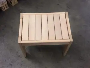 fintec Saunabank Kiefer Gr. I: LBH 50x35x40cm