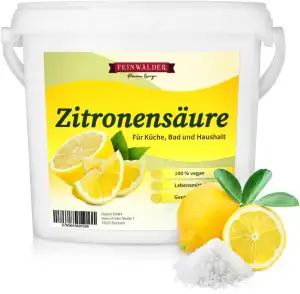 Feinwälder® Premium Zitronensäure Pulver 5kg (E330) in Lebensmittelqualität – na
