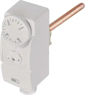 EMOS - mechanischer Thermostat mit Tauchhülse - manuell, kabelgebunden - Heiz- u