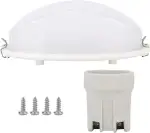 Akozon Saunalampe, Lampenschirm Explosionsgeschützter Saunalampenschirm Hochtemperaturbeständig