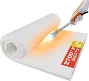 Keramikfaser-Isolierdecke, 61 X 40 X 2.54 cm, feuerfeste Isolierdecke für Holzhe