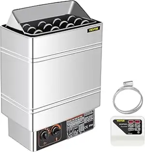 FlowerW Saunaofen 9 KW, Sauna Elektroherd 380 V - 415 V, Elektrischer Saunaofen 