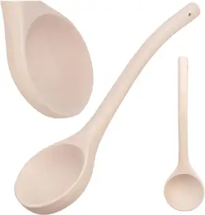 KADAX Saunakelle aus Holz, 40.5 x 11 cm, Saunalöffel zum Aufgießen von Wasser auf Saunasteine, Holzkelle für Sauna, Holzlöffel für Saunaaufgüsse, Saunazubehör