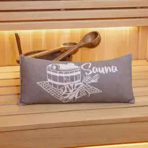 Saunakissen Reisekissen, Baumwolle 100% Saunakissen, 50 x 22 cm Sauna Kopfkissen