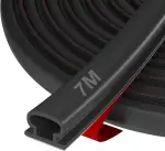 Selbstklebende Türdichtung Gummidichtung für Fenster & Türen – Zugluftstopper, Lärmschutz, Energieeffizienz, Wetterfest, Perfekt für Wohnung, Haus, Büro, Innenräume by Hzetuu