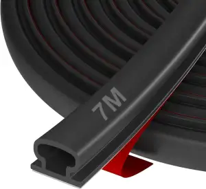 Selbstklebende Türdichtung Gummidichtung für Fenster & Türen – Zugluftstopper, L
