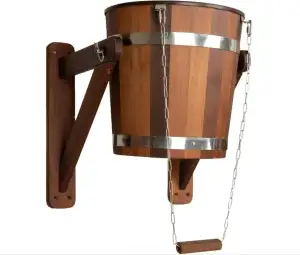 Wasserfall-Duscheimer 20 l aus Thermo-Linde mit Kunststoff­einsatz | Schwalldusc