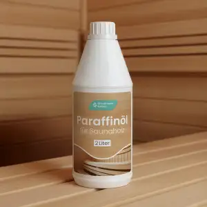 Grundmann Pflegeöl für die Sauna - 2 Liter Saunaöl Paraffinöl - Natürliches Pfle