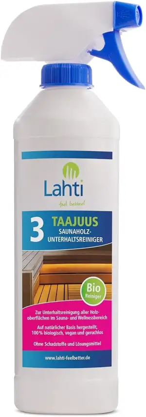 Lahti 3 TAAJUUS - SaunaHolz-Unterhaltsreiniger - Unterhaltsreiniger für die wöch