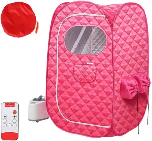 GJXJY Dampfsauna für Zuhause 2 Personen, Faltbares Ganzkörper Saunazelt 2L Sauna