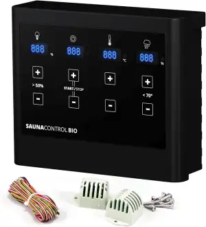 Suleno Saunasteuerung Bio-Saunaöfen, Digitales Steuergerät mit Touch-Control, Te