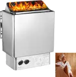 Elektrischer Saunaofen, 3 kW, 220 V tragbare Saunaheizung für drinnen & draußen, integrierte Steu...