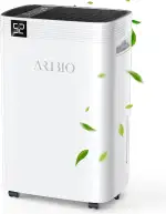 Luftentfeuchter Elektrisch, 30L/Tag Leistungsstarker Entfeuchter mit LED Anzeige,Timer, Wäschetrocknung, Raumgröße ca 300m³/100㎡, Gegen Feuchtigkeit & Schimmel in Keller, Badezimmer & Wohnung