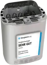 Dampf Bi-o Klima Combi Sauna Ofen 8KW Scandia Trendline eine Duftschale, ohne Steine