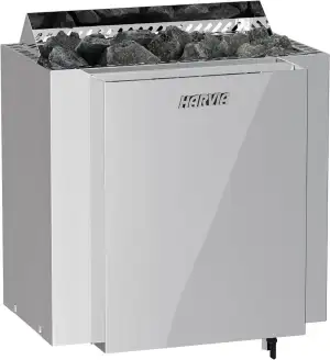 Harvia Qubic Combi BQ60S Steel 6 kW Saunaofen mit Verdampfer Verdampferofen