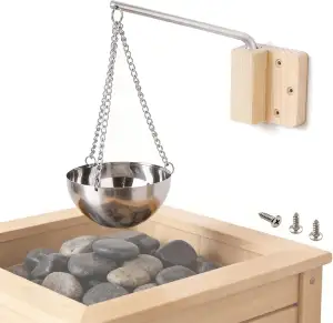 Aroma Schüssel Sauna, 350 ML Sauna Schale Edelstahl Sauna Aroma Schüssel Sauna Z