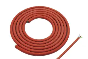 10 Meter (m) Silikonkabel 3x1,5 mm² | SiHF-J | Hitzebeständige und flexible Silikonleitung | Saunakabel | Optimal für Saunaöfen | -60°C bis +180°C | Wärmegeräte, Scheinwerfer, Heizkraftwerke etc.