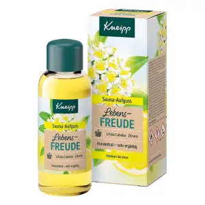 Kneipp Sauna Aufguss Lebensfreude, natürliche ätherische Öle der Litsea Cubeba &