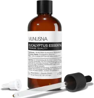 Eukalyptusöl 100ML, MUNUSNA Ätherisches Öl Eukalyptus für Diffuser, Ätherische Ö