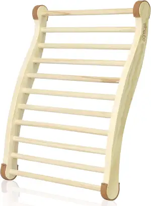 WILLOWYBE Sauna-Rückenlehne – Langlebige, rutschfeste Polster & natürliches Kief