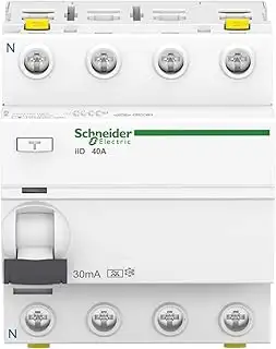 Schneider Electric FI-Schutzschalter Acti9 iID, 4-polig, 40A, 30mA, Typ A, Erdsc