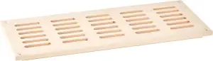 eliga Lüftungsgitter aus Holz, für circa 100 cm² Luftdurchlass