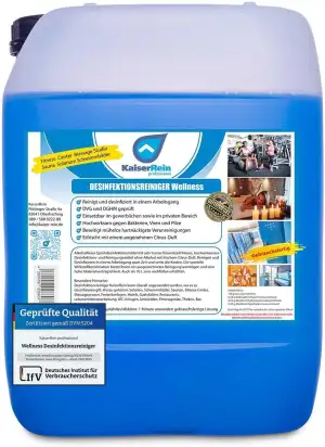 KaiserRein Desinfektionsreiniger 10L Kanister alkoholfrei für Wellness, Spa, Fit