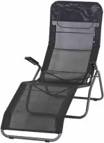 Siena Garden Kippliege Anco anthrazit/schwarz