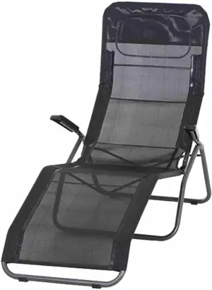 Siena Garden Kippliege Anco anthrazit/schwarz