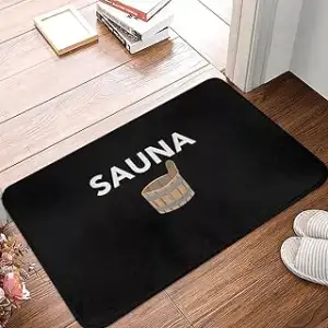 Fußabtreter Sauna Saunagang Fußmatte Teppichmatte Teppich rutschfeste Bodendekor